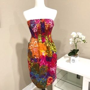 Anthropologie Moulinette Soeurs Strapless Dress